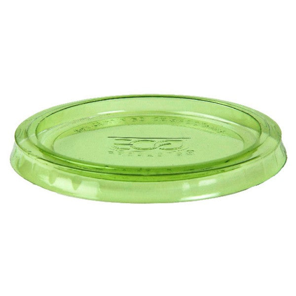 PLA portion pot lid for 2 and 4oz portion pots, part of the Veridian range. One snug lid fits both Veridian 2oz and 4oz pots, so a single SKU seals every sauce and side on the line.