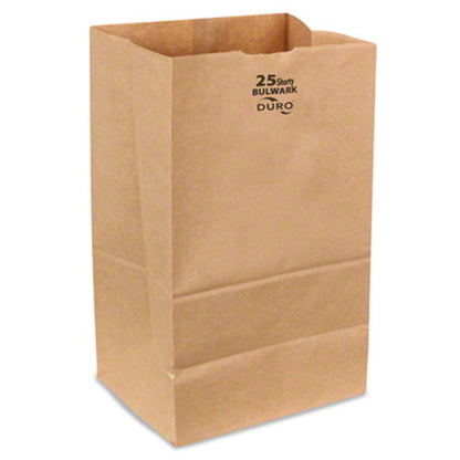 These BPI and SFI certified compostable 8.25 x 6.13 x 15.87 gusseted kraft paper shopping bags with self-opening  thumb notches are perfect for high-traffic environments. Sold 400 per bundle