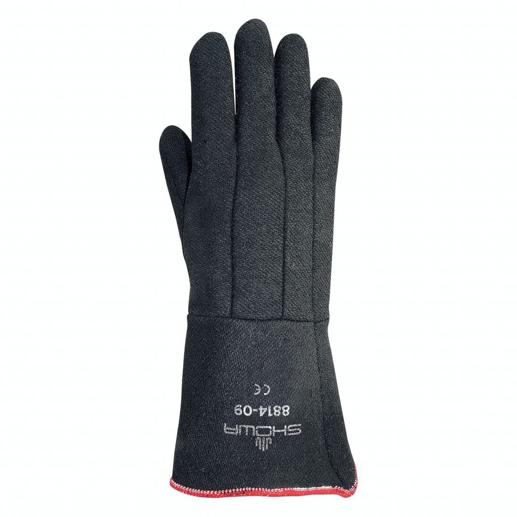 SHOWA® 8814 Heat-Resistant Neoprene Glove, Black, 14", Up to 500°F