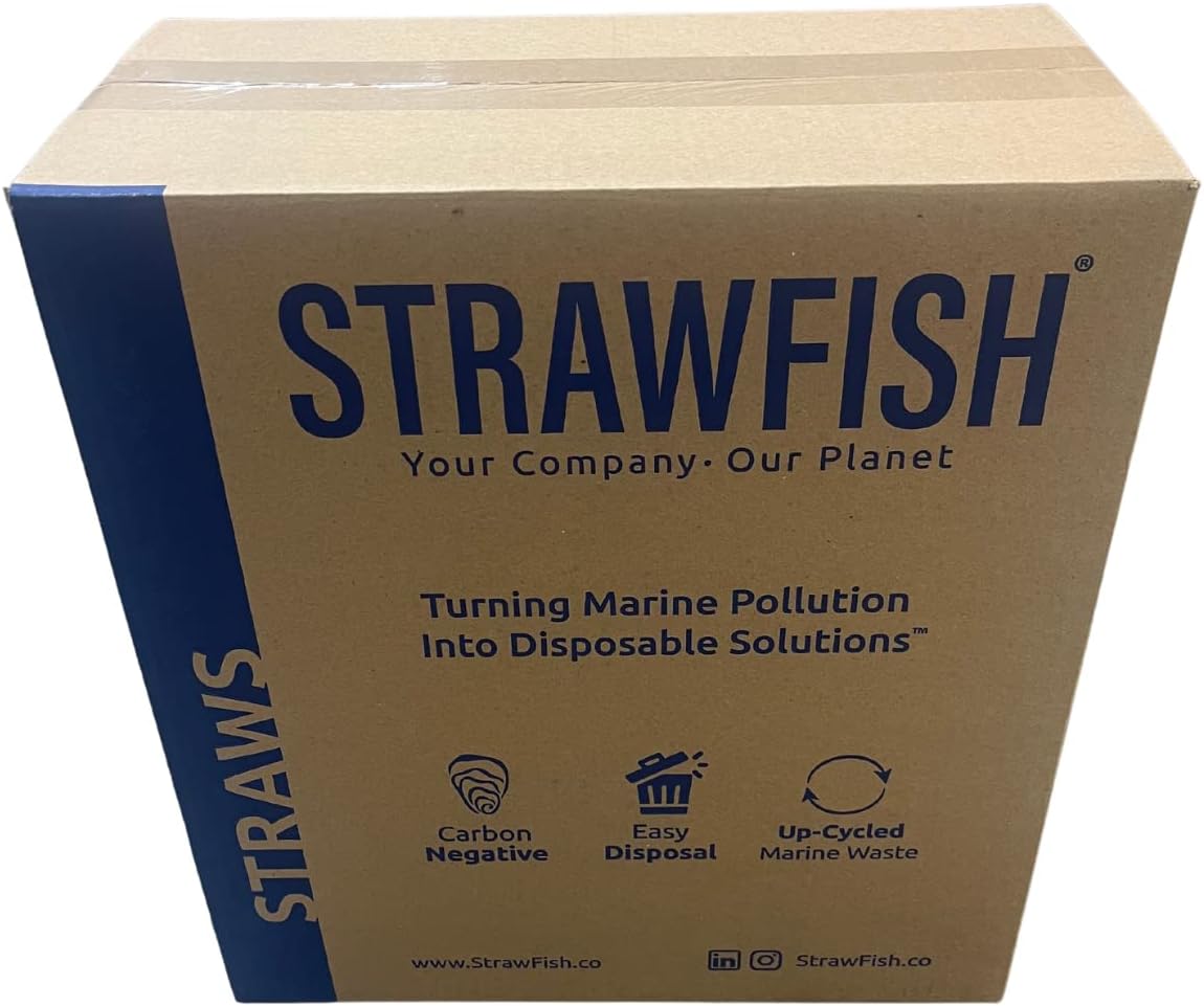 Strawfish biodegradable plastic-free dispenser box