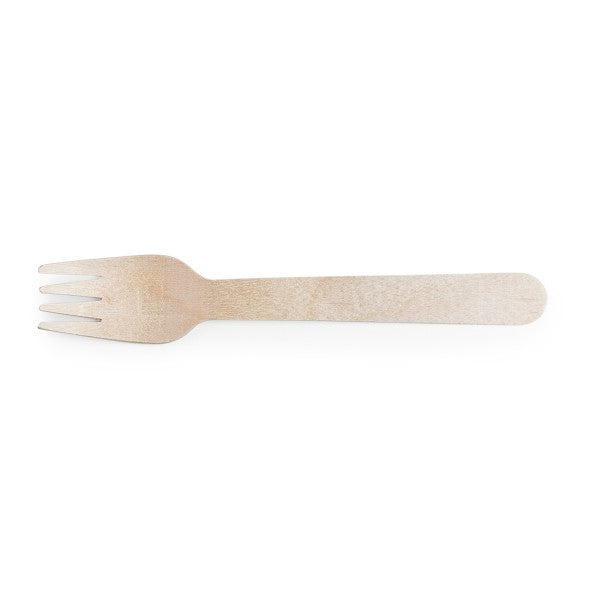 Vegware™ wooden forks are strong, sturdy and perform well in hot or cold foods. A great alternative to plastic cutlery. They provide a great first impression and are well accepted by customers.