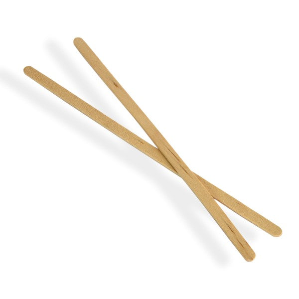 Vegware™ 7.5-in wooden stirrers are strong, sturdy and perform well in hot drinks. A great alternative to plastic, they provide a great first impression and are well accepted by customers.
