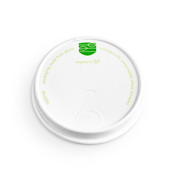Paper hot cup lid. Swap the plastic lid for paper.