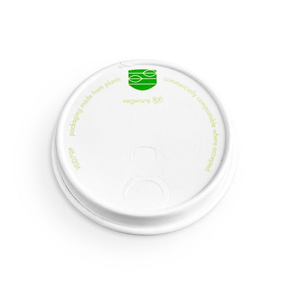Paper hot cup lid. Swap the plastic lid for paper.