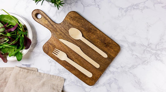 Vegware™ wooden forks are strong, sturdy and perform well in hot or cold foods. A great alternative to plastic cutlery. They provide a great first impression and are well accepted by customers.