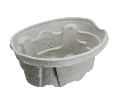 These single-use patient wash basins are constructed with a biodegradable medical-grade pulp fibers made from 100% recycled newsprint and ideal for handling fluid volumes up to 6 liters.