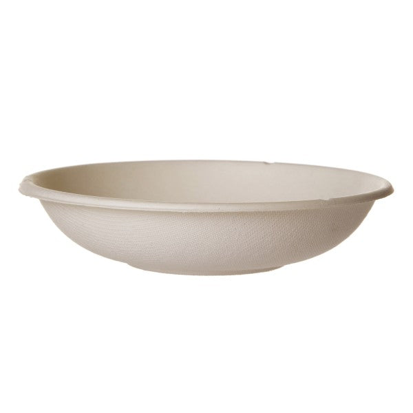 12oz molded fiber coupe bowl. An elegant 12oz coupe for soup, mac and cheese or a fruit cup, sturdy enough for hot food and stylish enough for catered events.