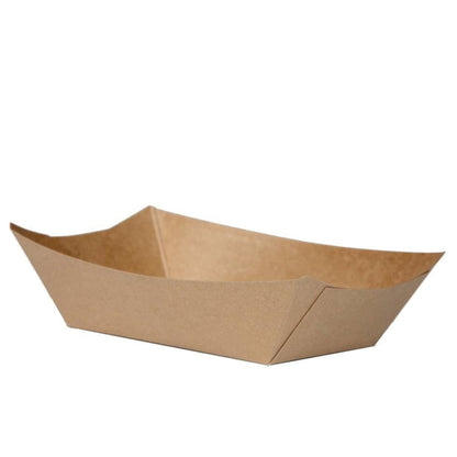 EcoSmart® 1-lb Unbleached Paper Food Boats Compost in Landfill