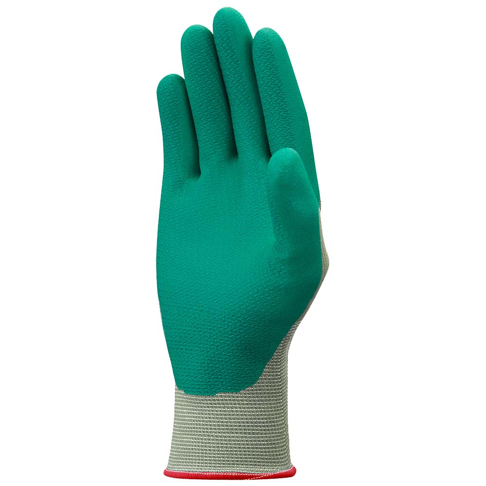 Showa® 383 Sustainable General-Duty Microporous Nitrile Coated Multi-Purpose Industrial Work Gloves with Eco-Best Technology® provides accelerated biodegradation in landfill. 