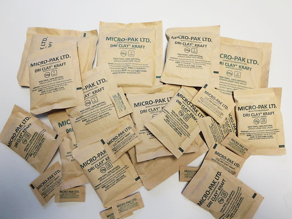 Fight Mold & Moisture | Dri Clay® Kraft Biodegradable Desiccant Packs ...